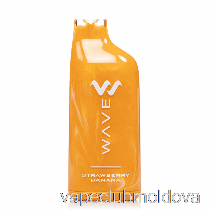 Kit Vape Pod Wavetec Wave 8000 Banana De Unica Folosinta Cu Capsuni